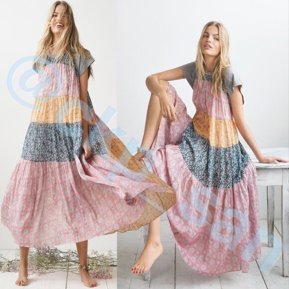 Free People Party All Around T-Shirt Dress Sz XS - Picture 4 of 16